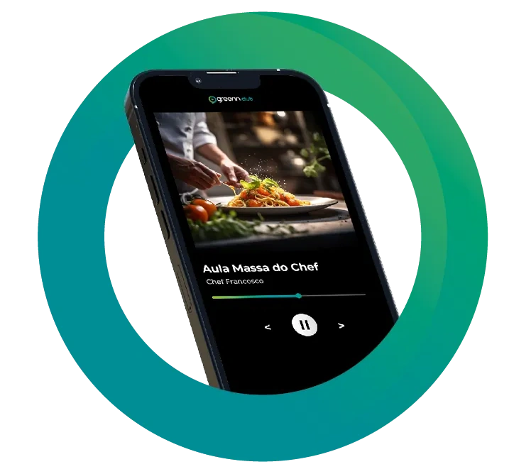 App do Greenn Club: área de membros com experiência de streaming no celular